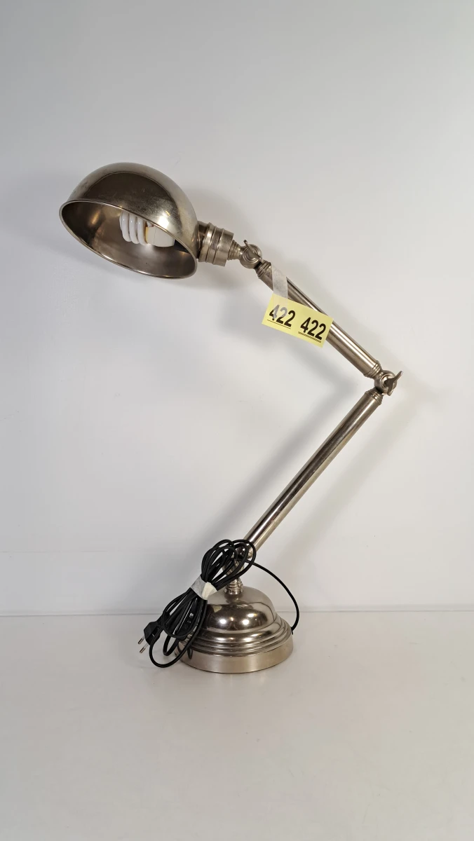 Verstelbare metalen industriële bureaulamp met bolvormige kap - foto 13