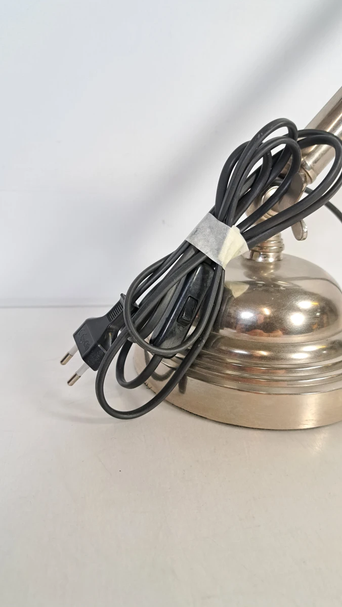 Verstelbare metalen industriële bureaulamp met bolvormige kap - foto 12