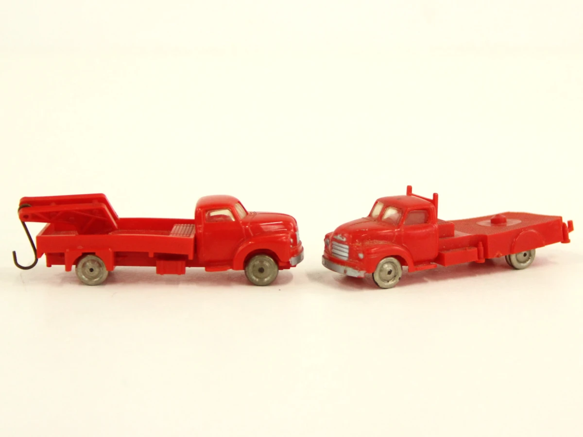 gemengde verzameling originele LEGO HO 1:87 voertuigen uit circa 1955–1964 - foto 7