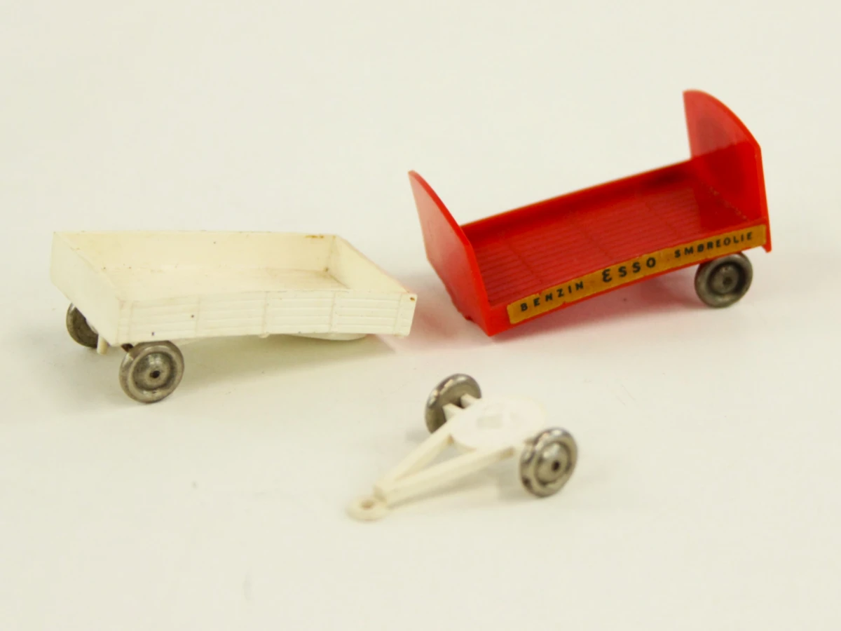 gemengde verzameling originele LEGO HO 1:87 voertuigen uit circa 1955–1964 - foto 8