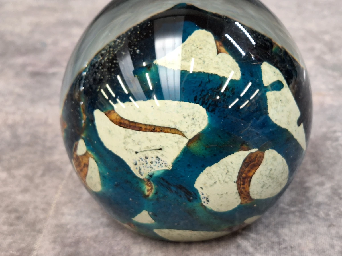 Mdina Glass presse-papier met 'Tiger' patroon - foto 5