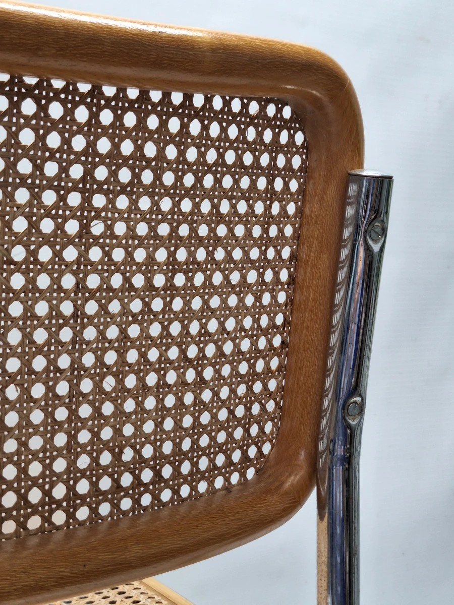 Set van 2 vintage Cesca B32-stoelen - Marcel Breuer design - Made in Italy - foto 26