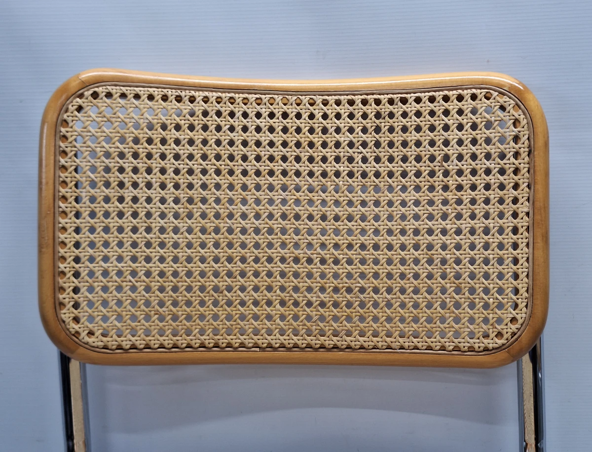 Set van 2 vintage Cesca B32-stoelen - Marcel Breuer design - Made in Italy - foto 4