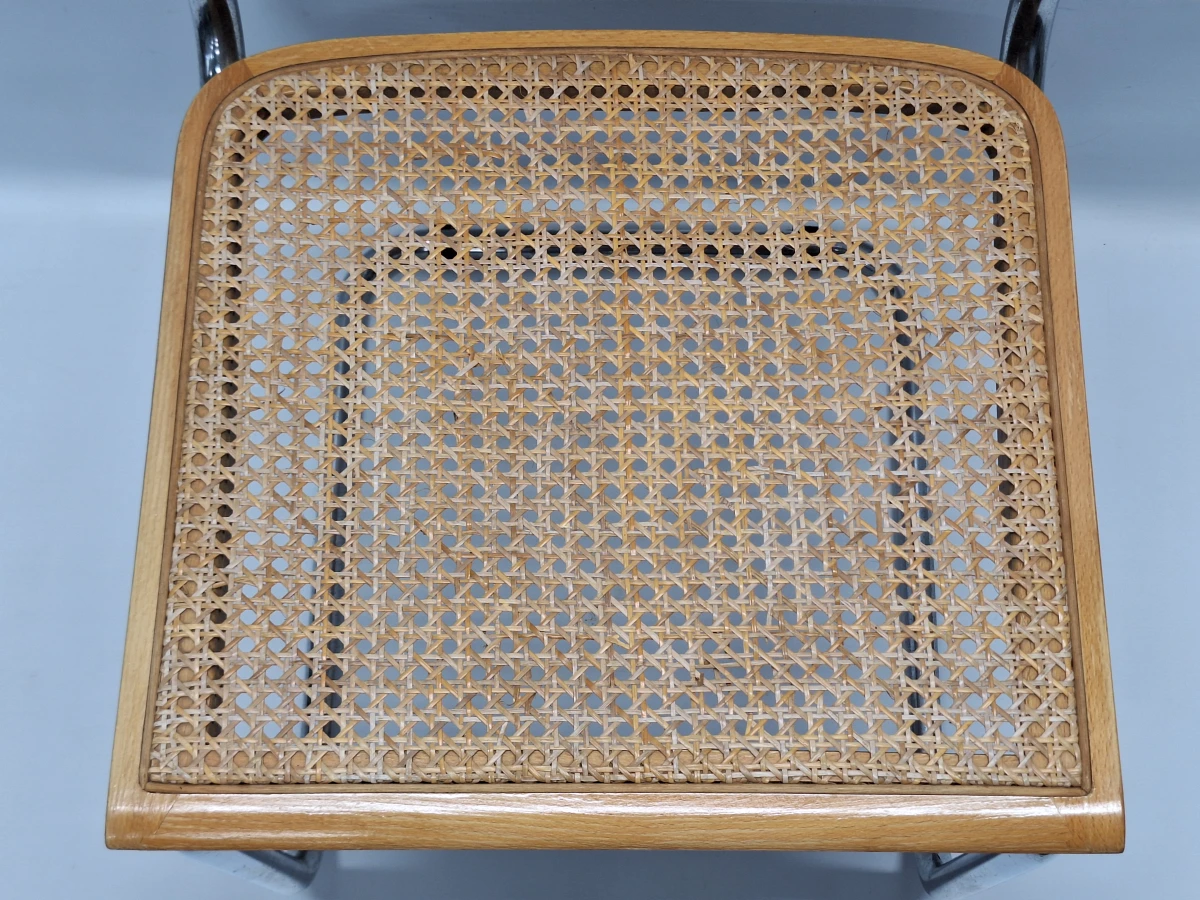 Set van 2 vintage Cesca B32-stoelen - Marcel Breuer design - Made in Italy - foto 17