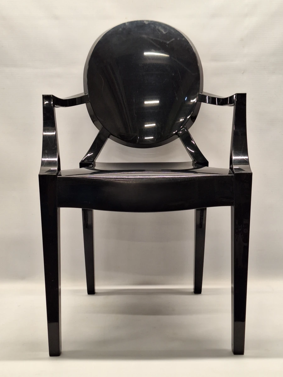Kartell Louis Ghost by Philippe Starck - Iconische designstoel in diep zwart - foto 2