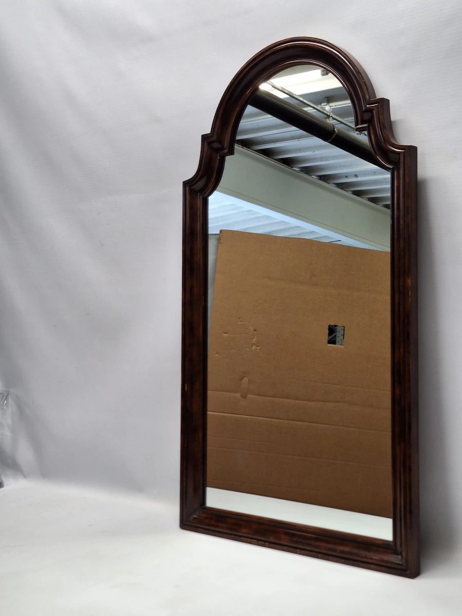 Vintage Deknudt Mirrors wandspiegel – Belgische elegantie in warme houttinten - foto 7