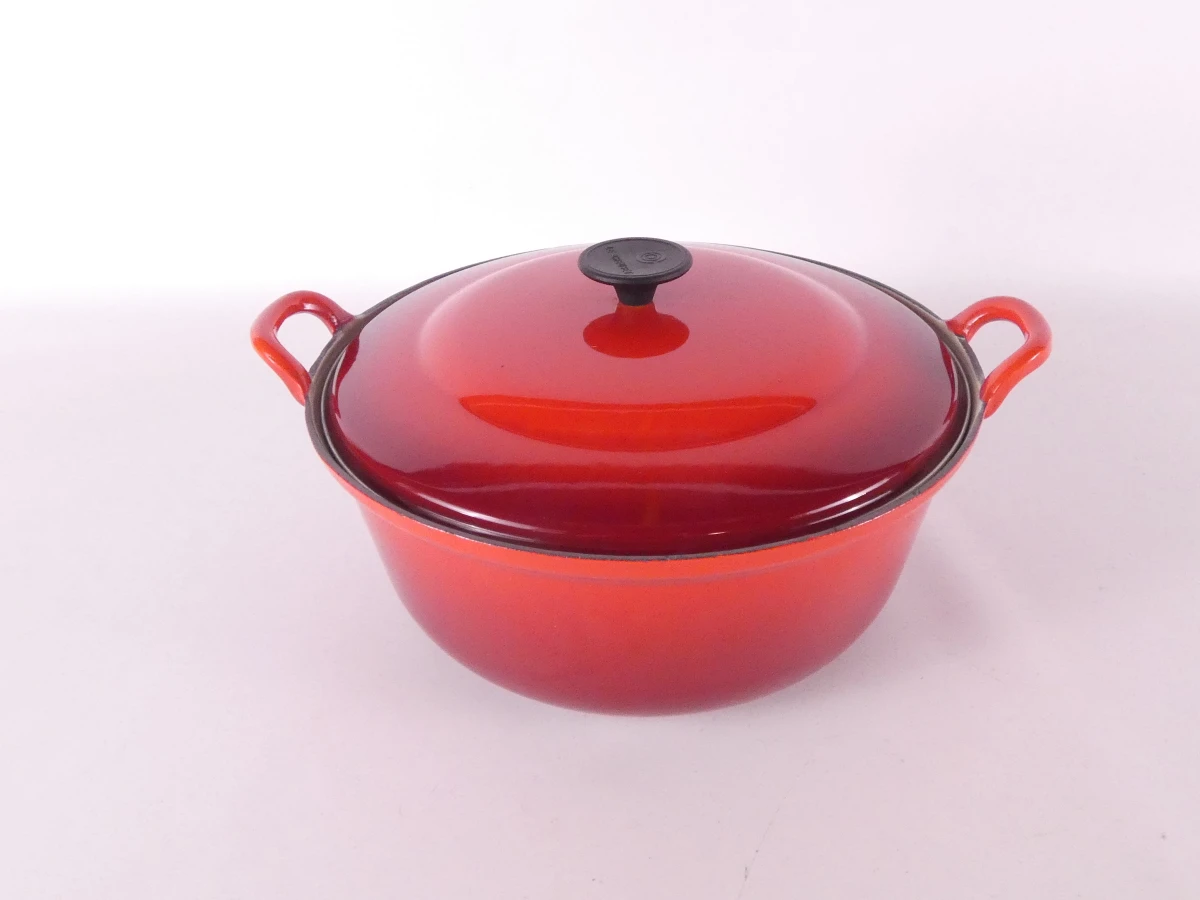 Vintage Le Creuset gietijzeren braadpan nr. 32 - foto 1