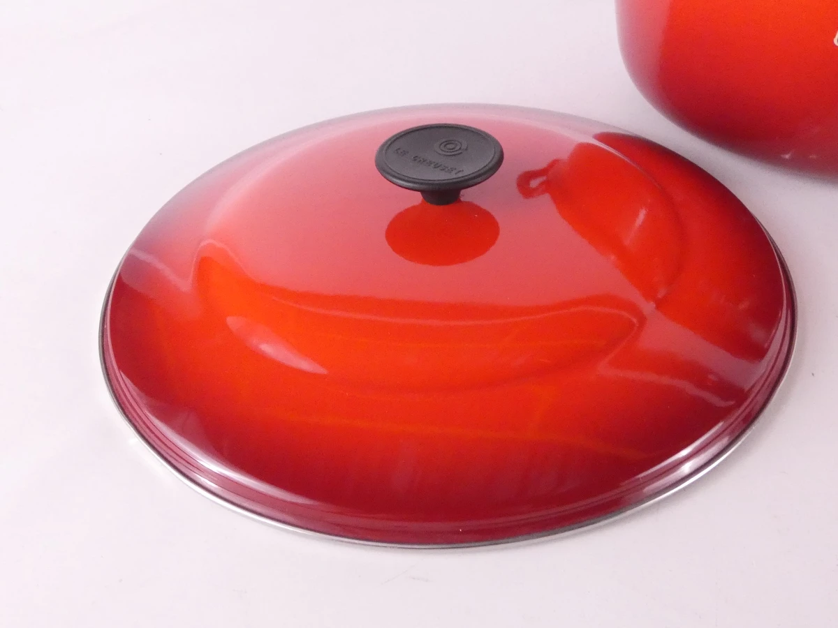 Vintage Le Creuset gietijzeren braadpan nr. 32 - foto 7