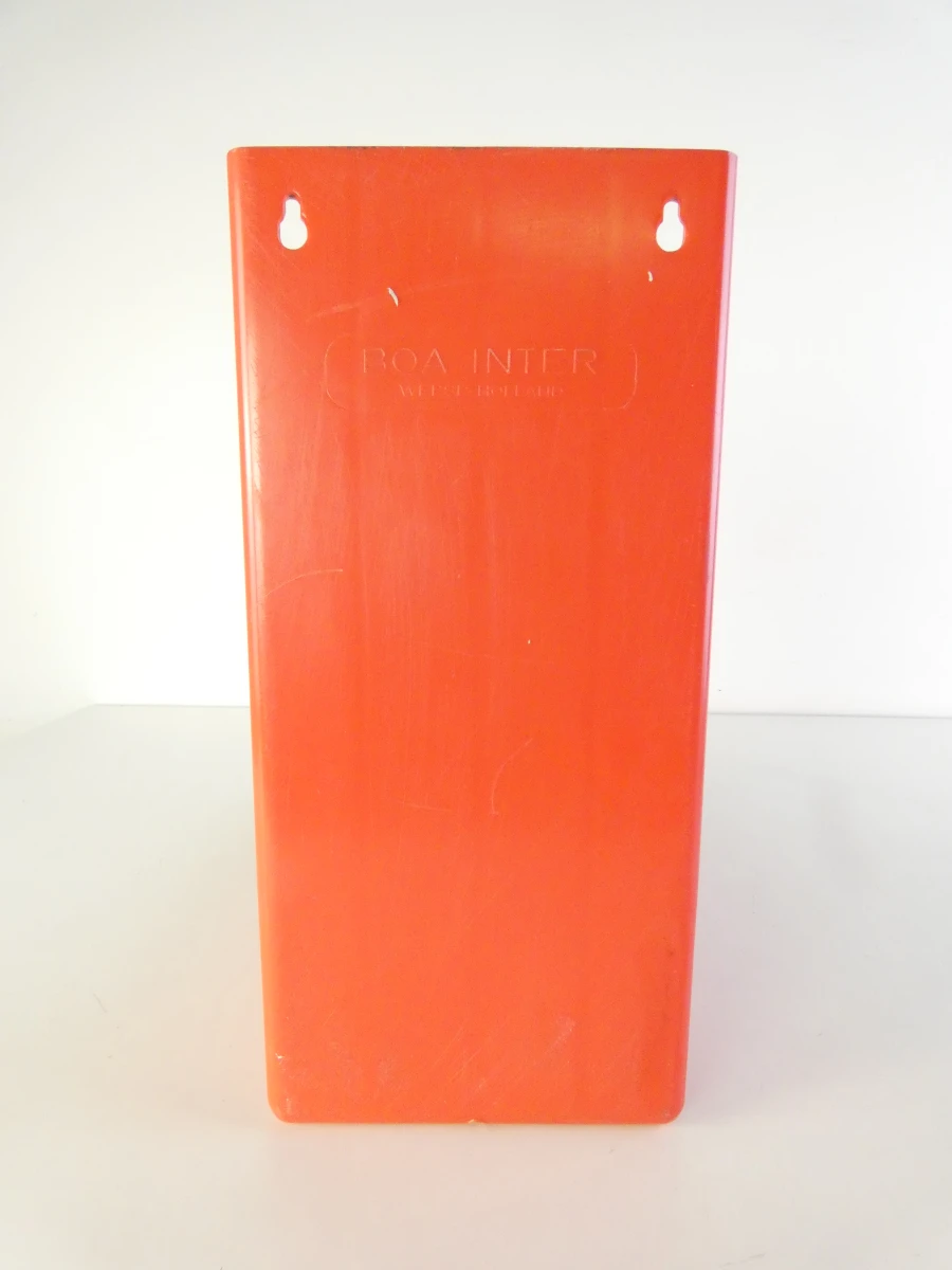 Set van 3 vintage platen- / LP-houders in rood kunststof - foto 16