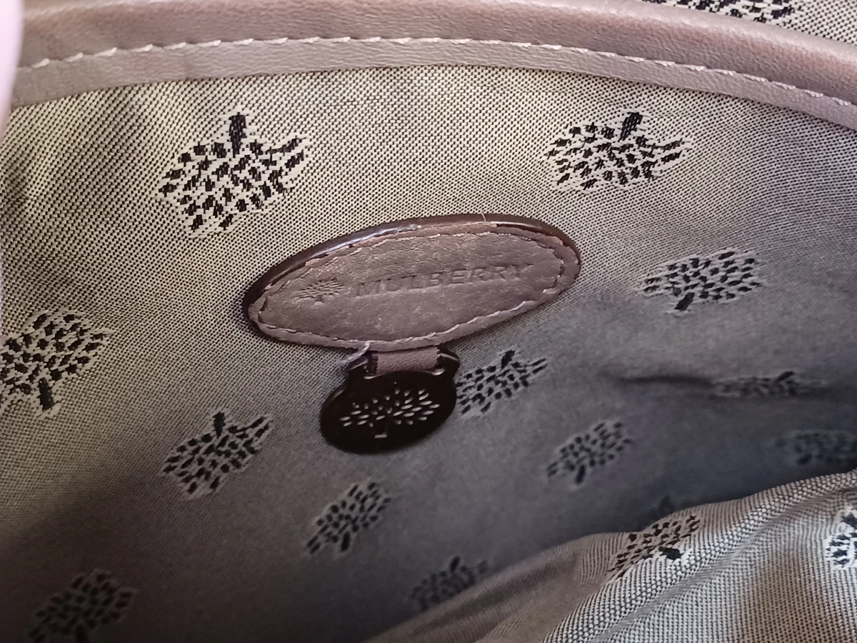 Mulberry schoudertas / crossbody in beige-taupe leder - foto 17