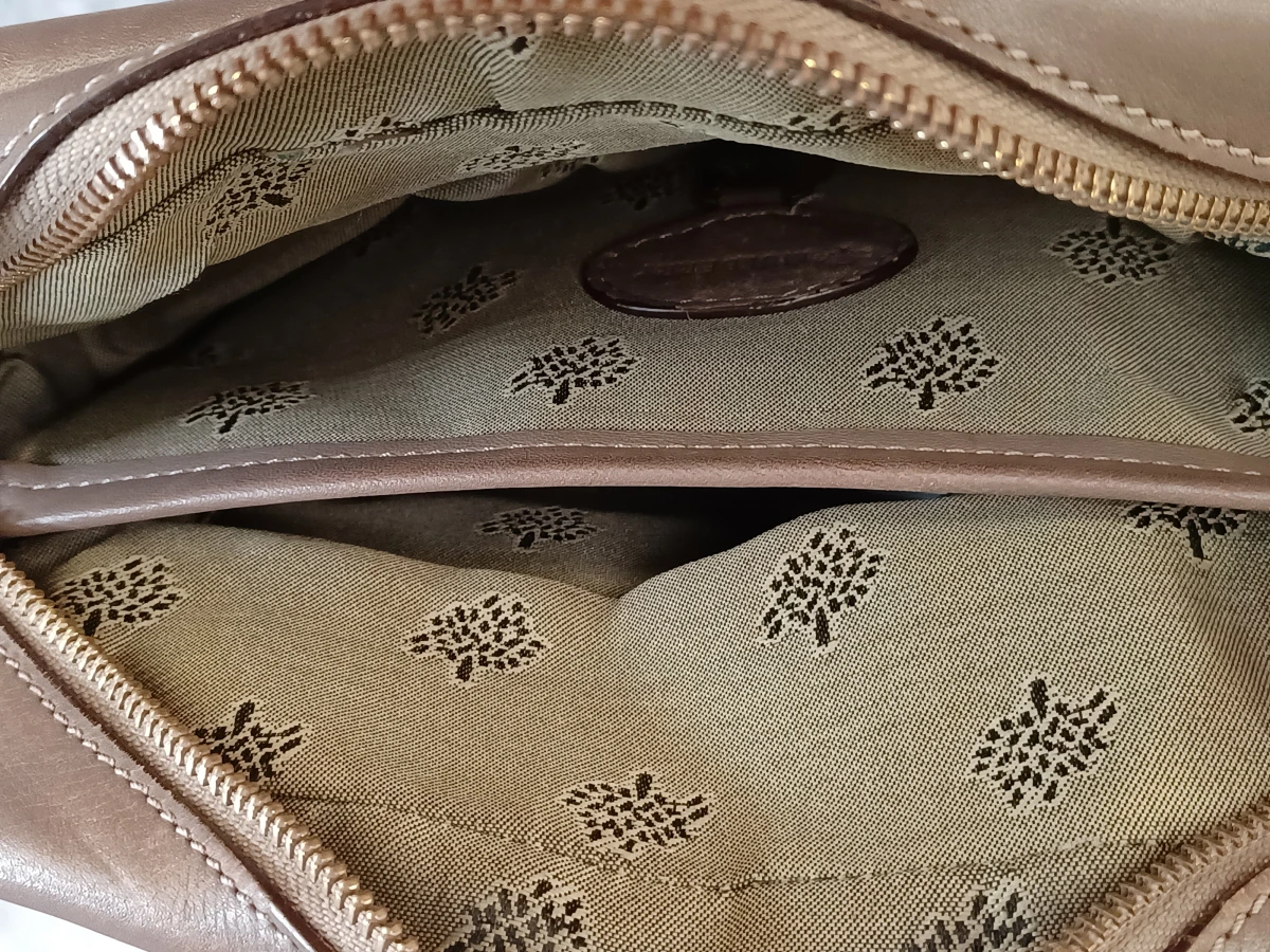 Mulberry schoudertas / crossbody in beige-taupe leder - foto 16