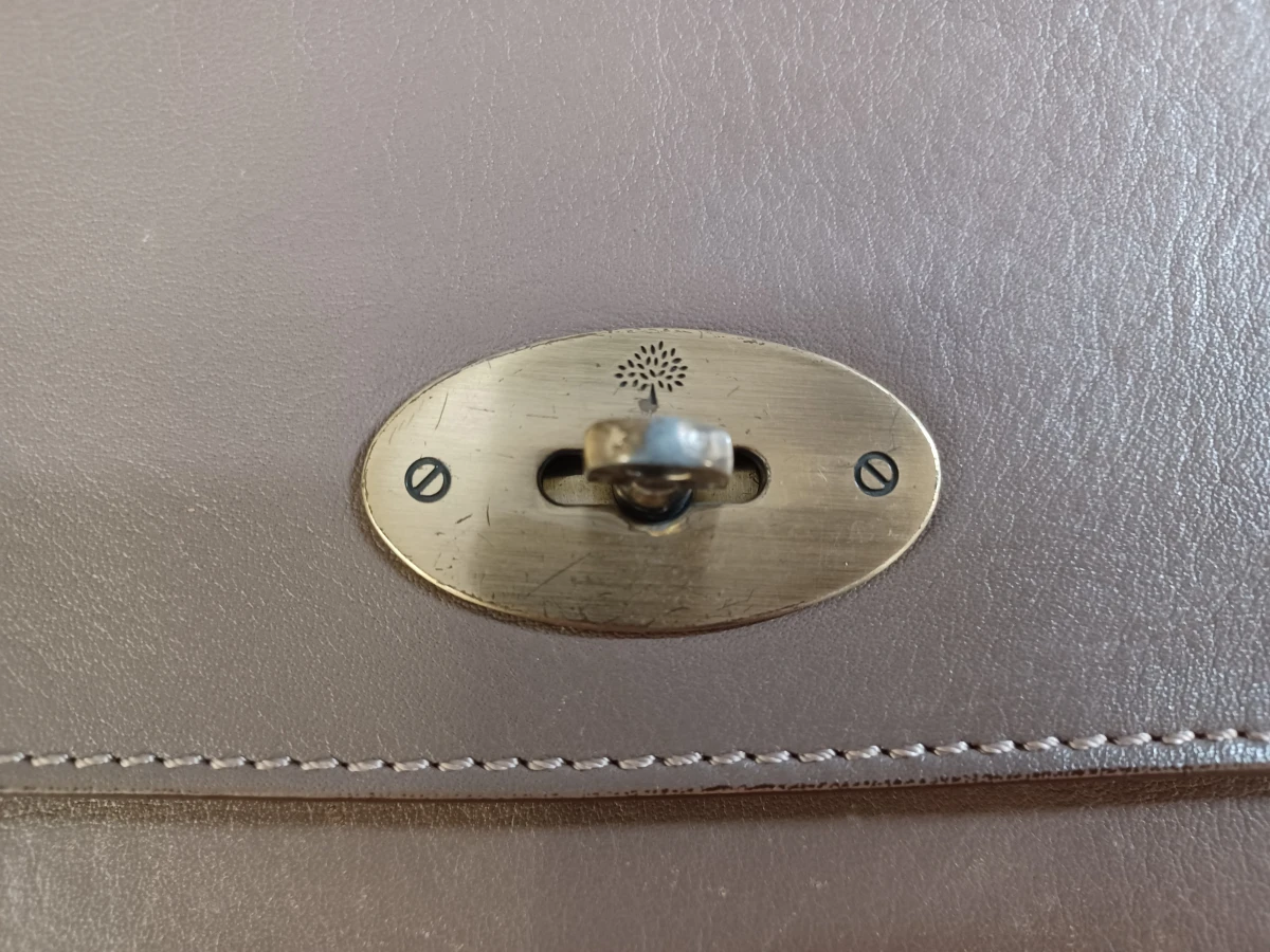 Mulberry schoudertas / crossbody in beige-taupe leder - foto 4