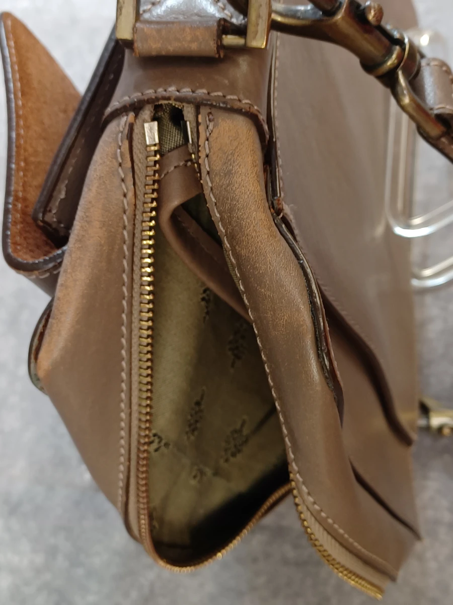 Mulberry schoudertas / crossbody in beige-taupe leder - foto 19