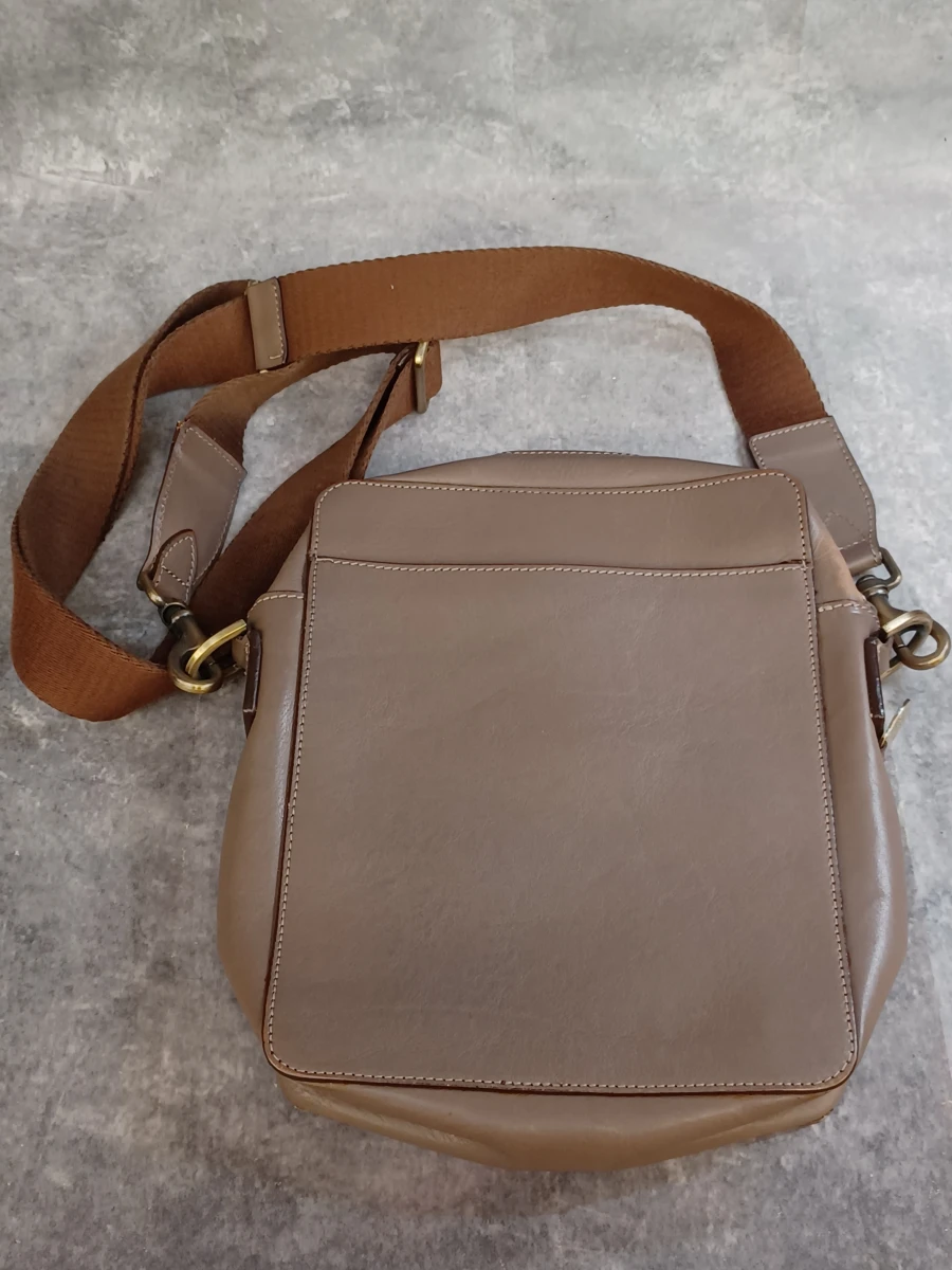 Mulberry schoudertas / crossbody in beige-taupe leder - foto 10