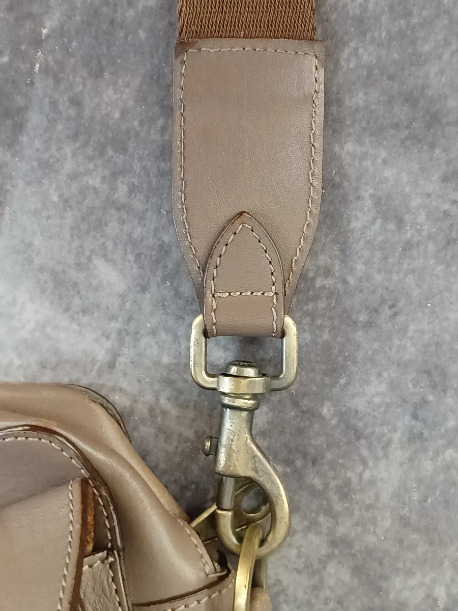 Mulberry schoudertas / crossbody in beige-taupe leder - foto 24