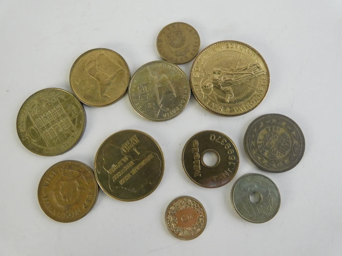 Verzameling diverse munten en tokens(10,4 kg.) - foto 11