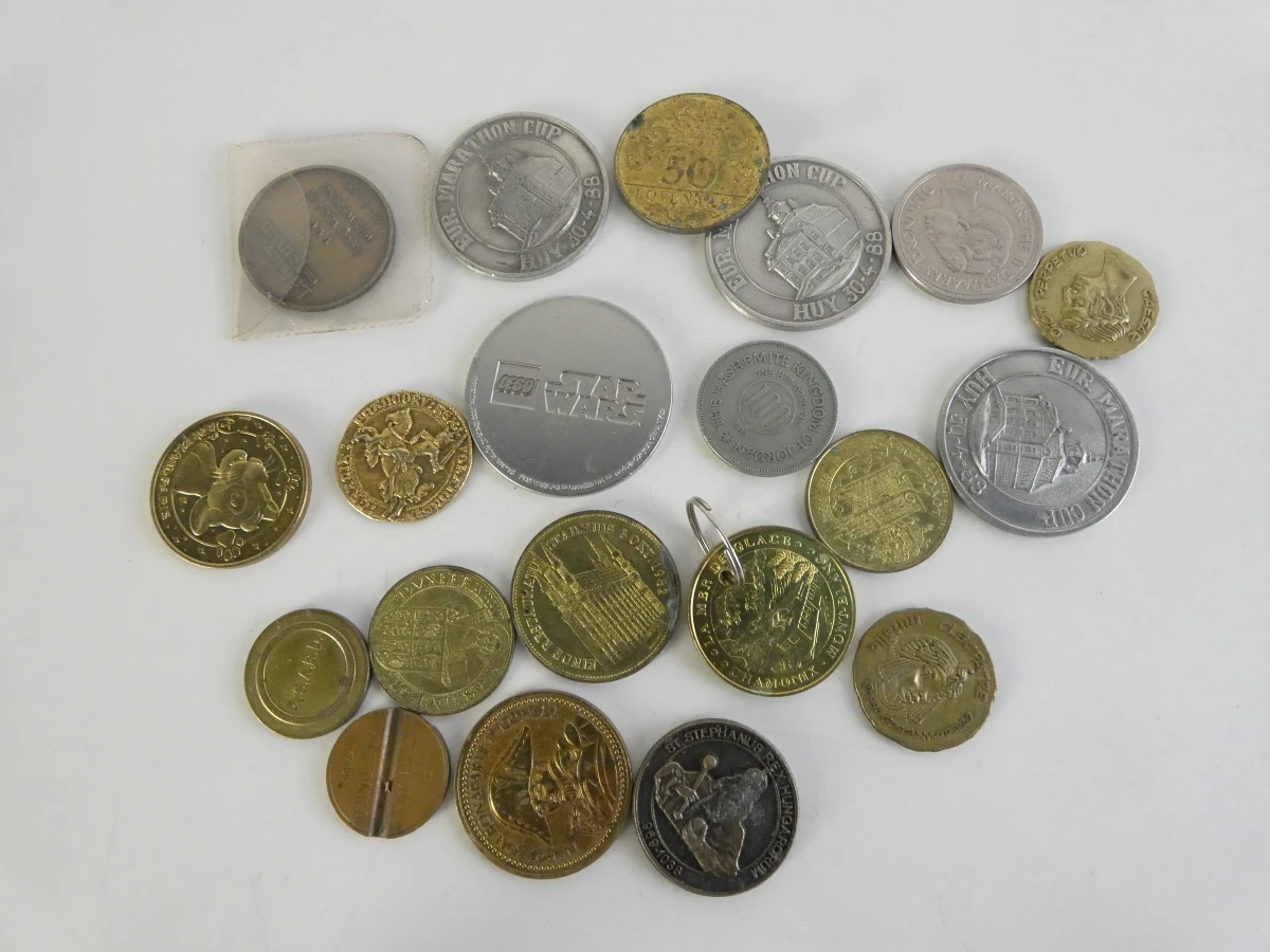 Verzameling diverse munten en tokens(10,4 kg.) - foto 13