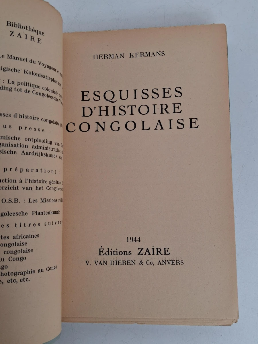 Esquisses d'histoire congolaise