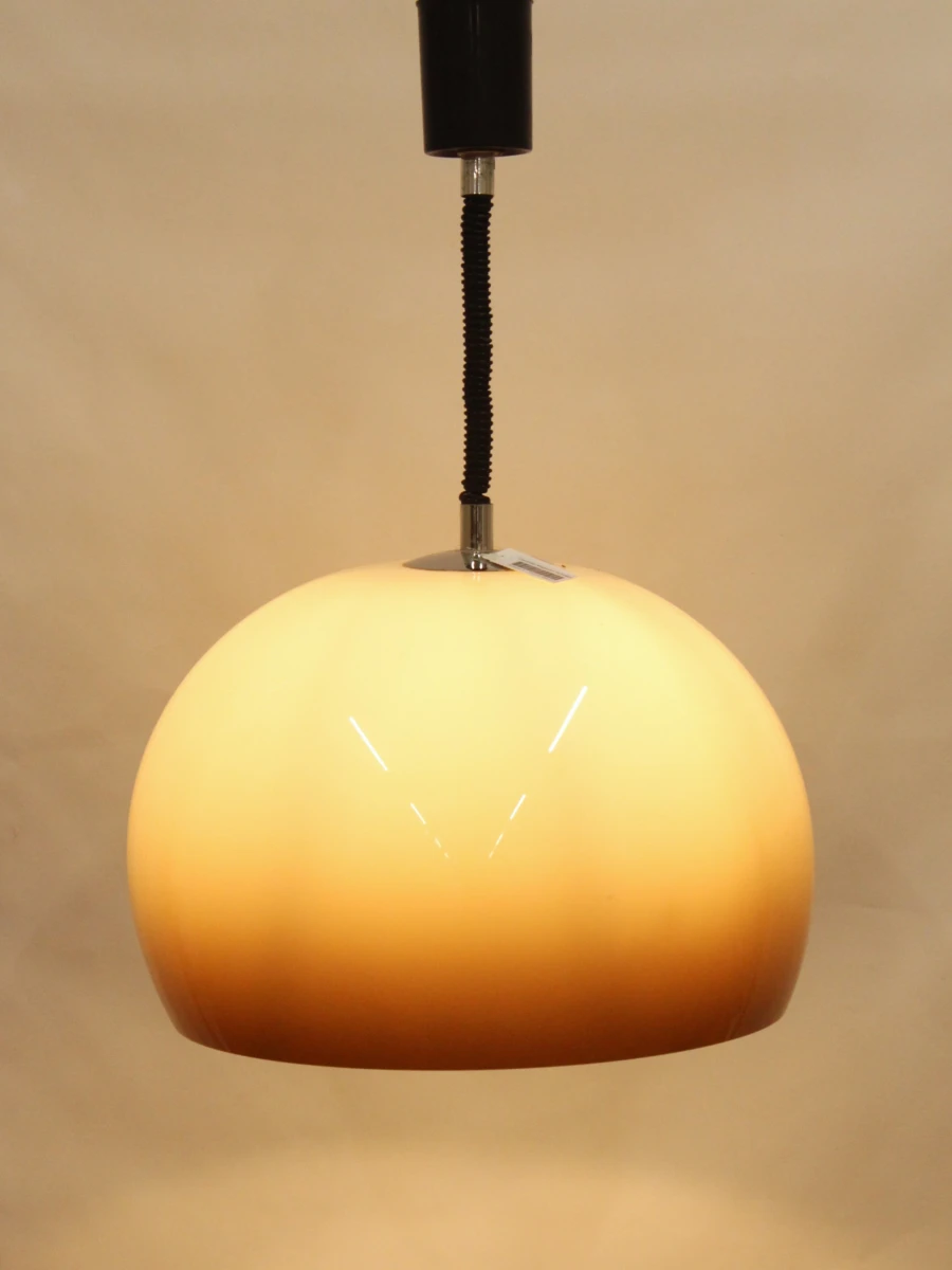 Space age Mushroom hanglamp in taupekleur - foto 1