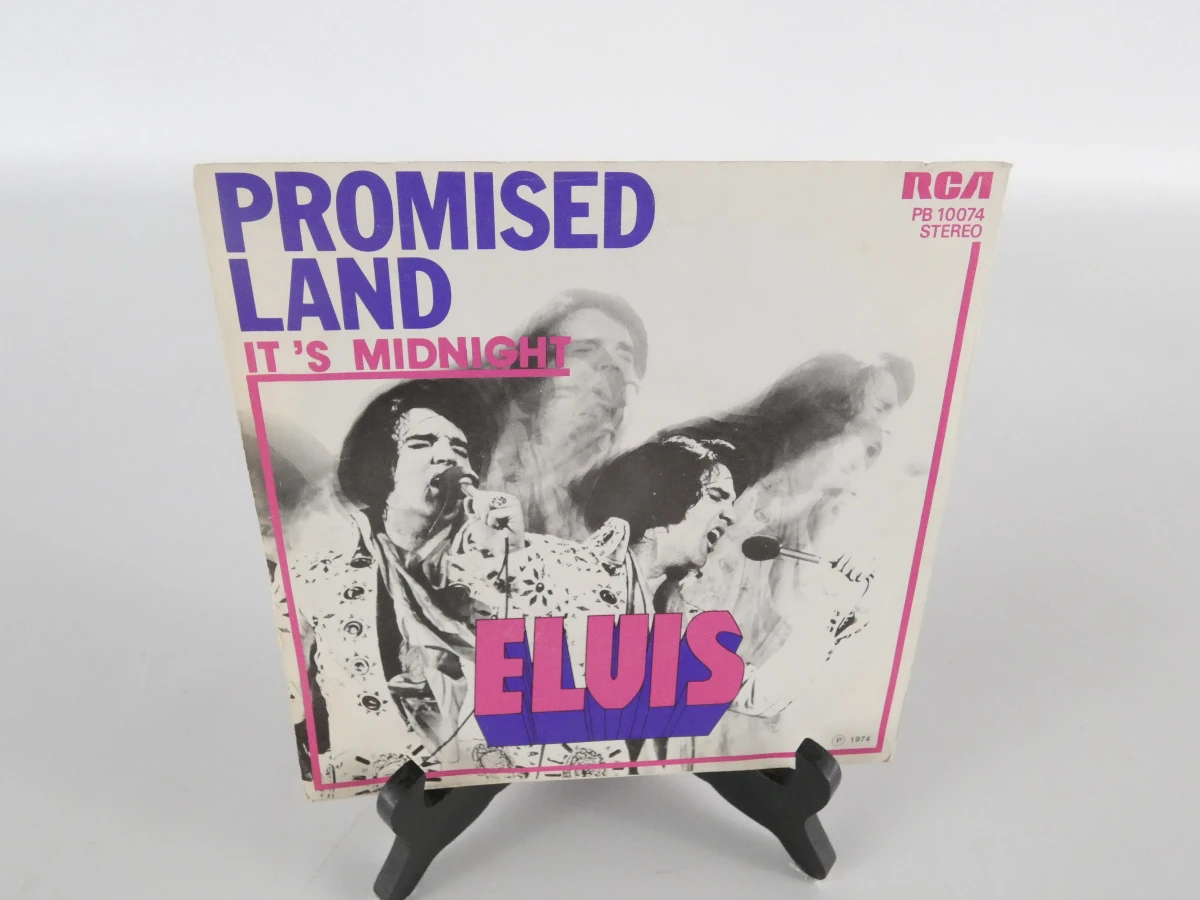 Elvis Presley verzamelset: platen, metalen borden en postzegel - foto 43