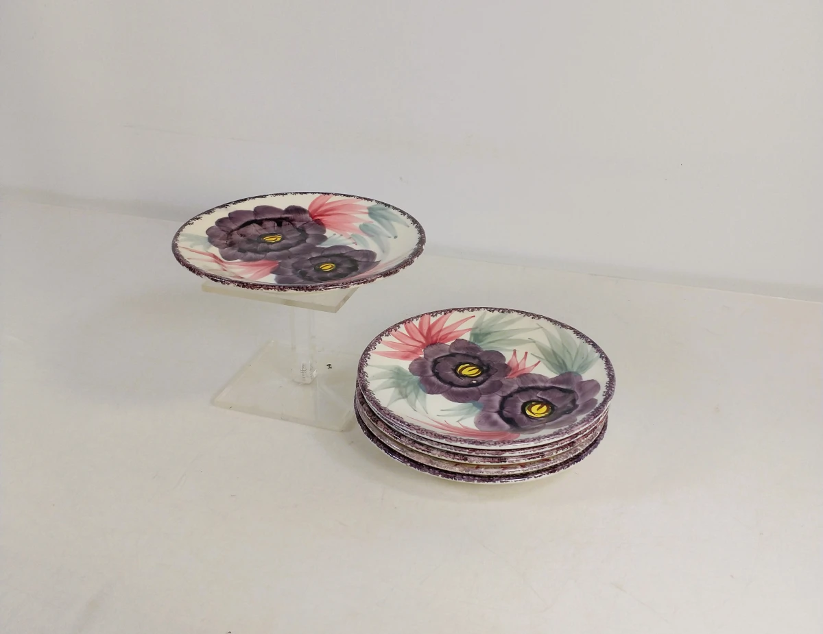 Vintage Schramberg SMF servies – handbeschilderd decor 277 - foto 10