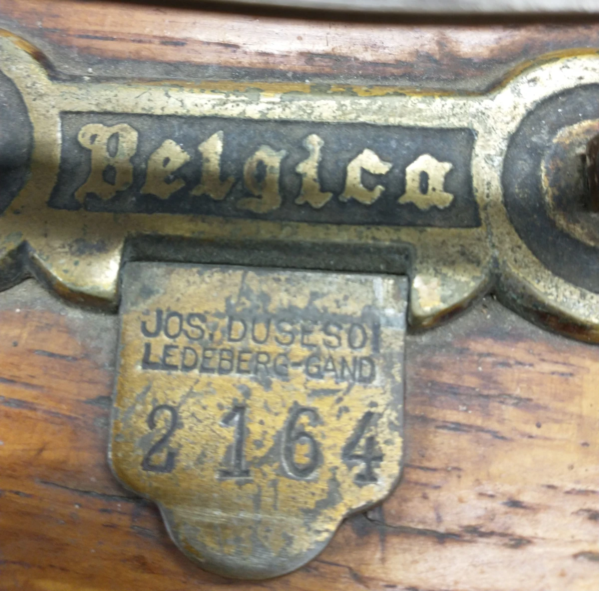 Antieke Belgica duivenklok – Jos. Dusesoi, Ledeberg-Gand - foto 6