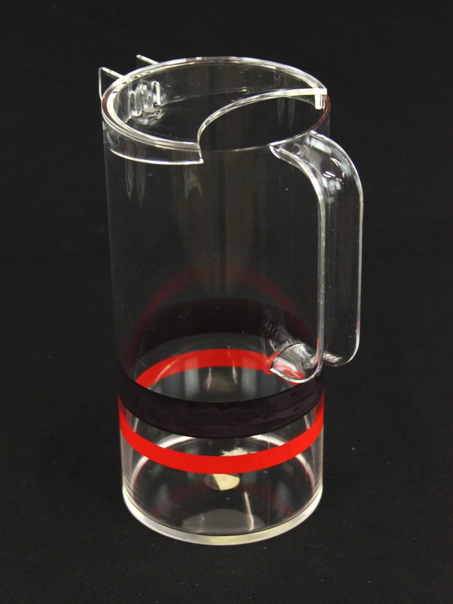 Vintage Guzzini plexi set - saladekom, schenkkan en 5 glazen - Made in Italy - foto 7