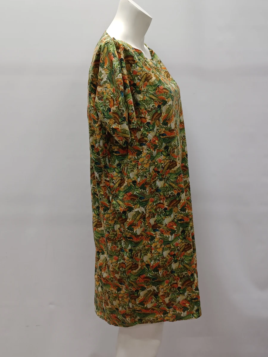 Elegante jurk met tropische en botanische print - Tim Van Steenbergen - foto 2