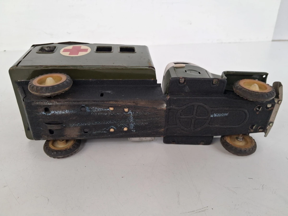 Twee vintage blikken speelgoedvoertuigen - foto 7