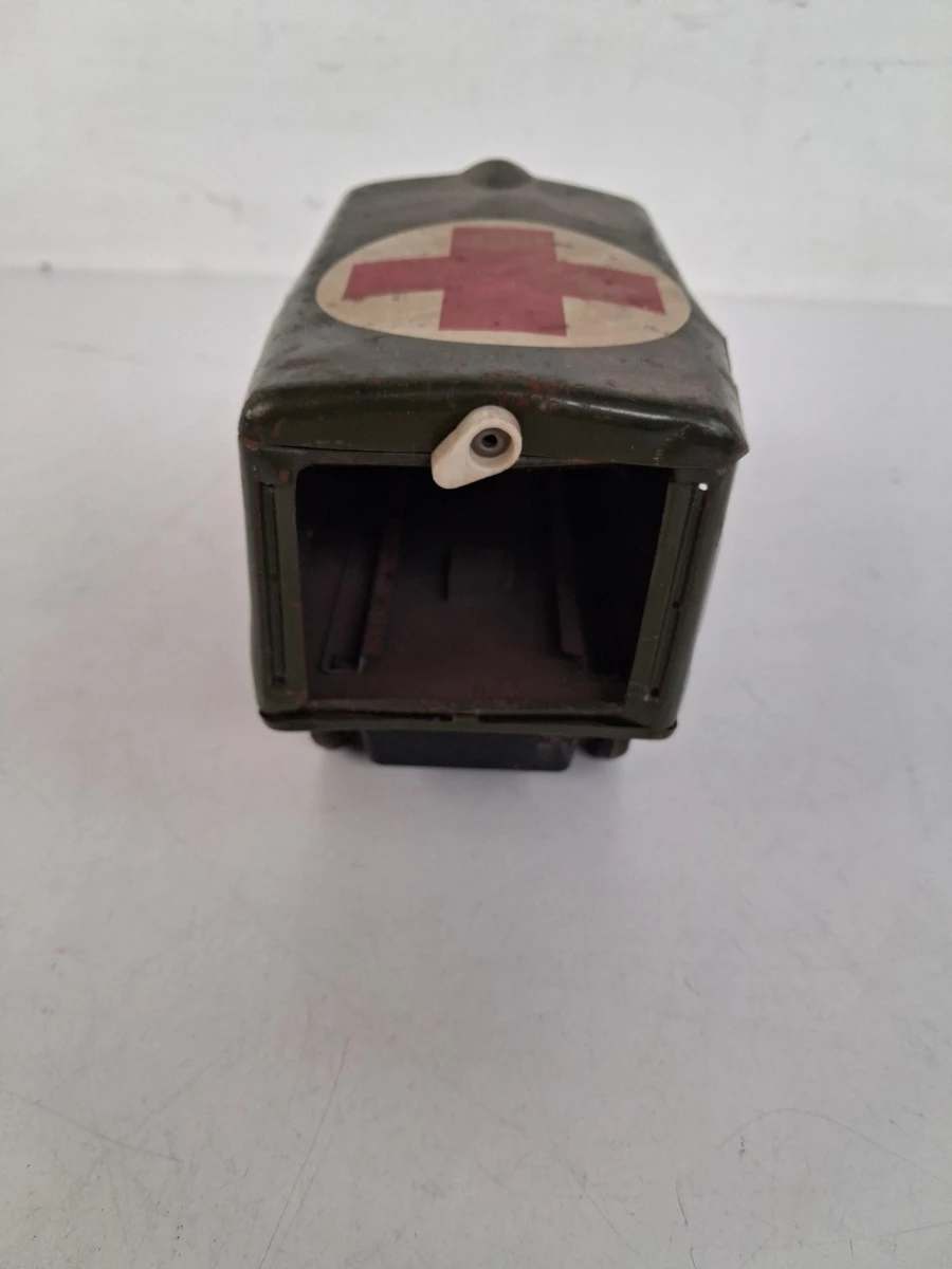 Twee vintage blikken speelgoedvoertuigen - foto 6