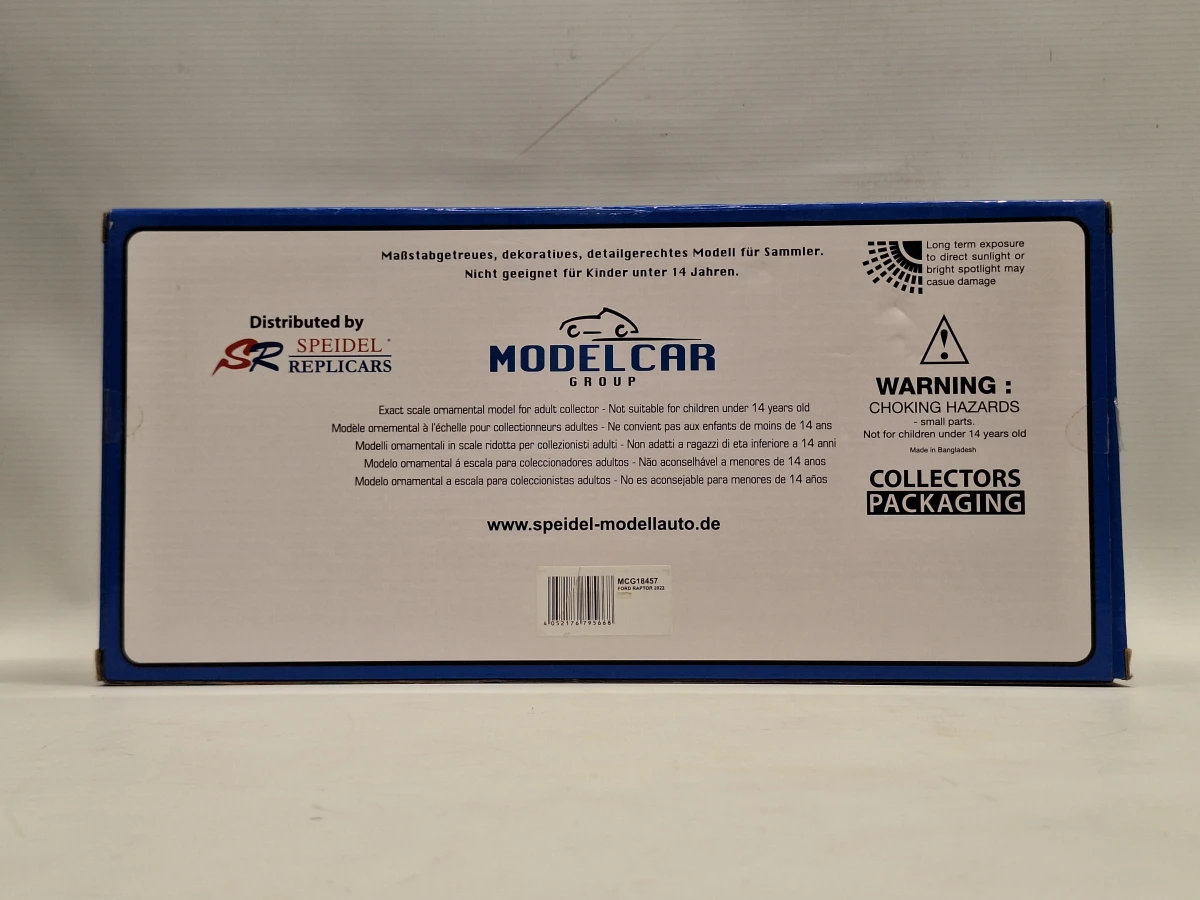 Ford Ranger Raptor 2022/2023 schaalmodel 1:18 Dark Grey Metallic van Modelcar Group - foto 9