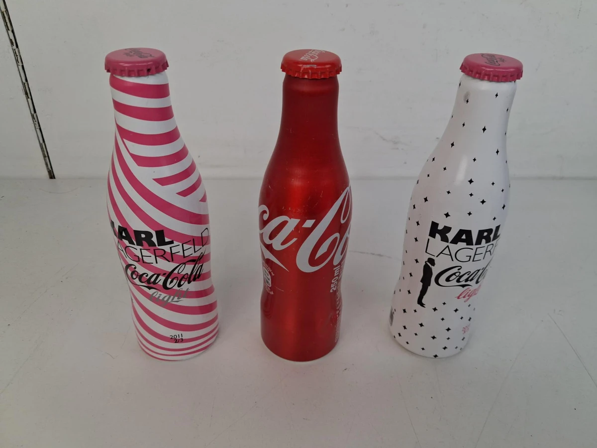 21 ongeopende limited-edition aluminium Coca-Cola flessen - foto 5