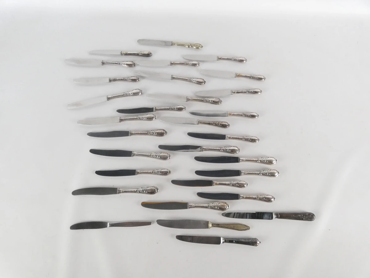 Groot assortiment bestek (verzilverd)(468 stuks / 27,2 kg) - foto 8