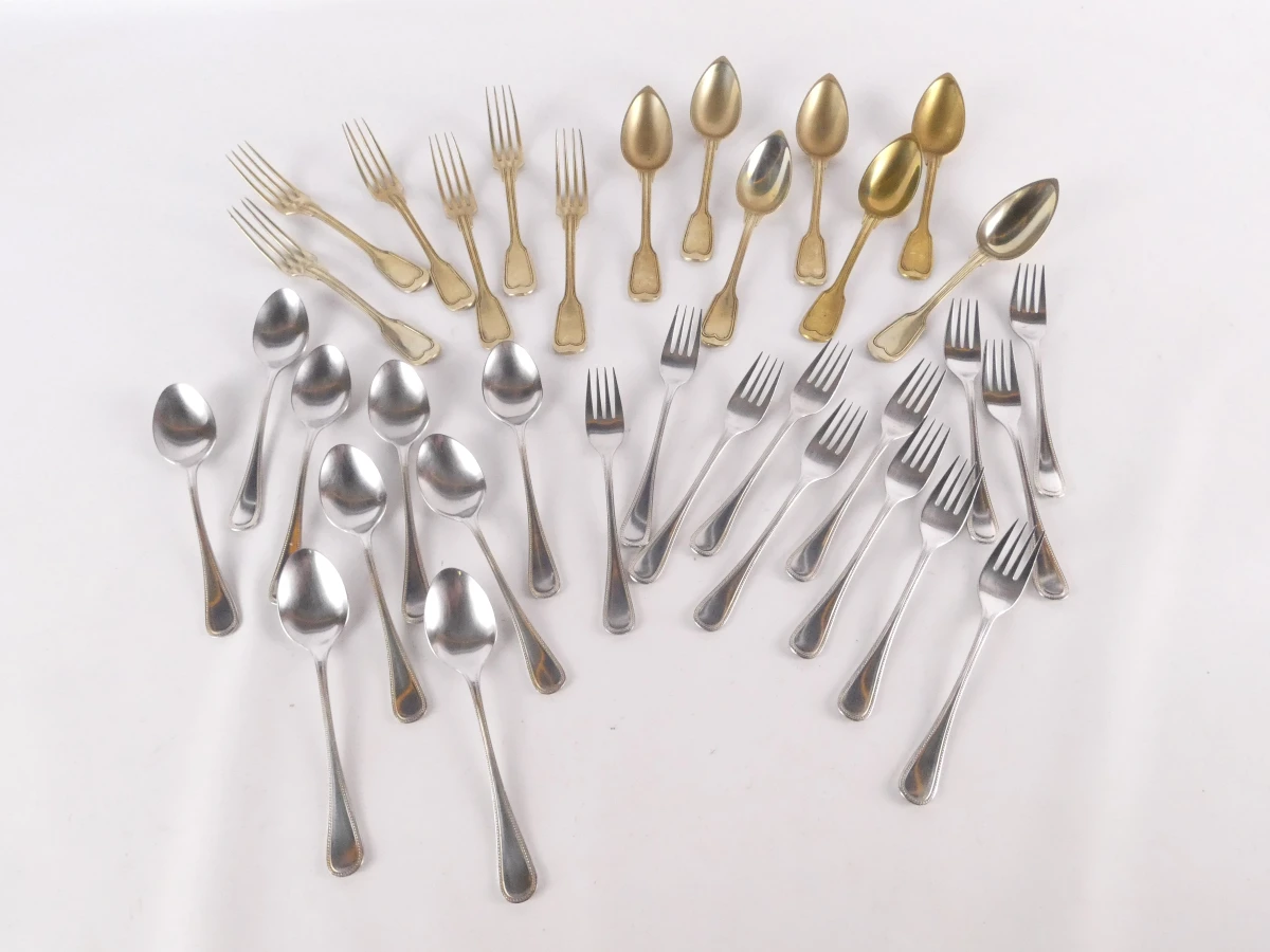 Groot assortiment bestek (verzilverd)(468 stuks / 27,2 kg) - foto 16