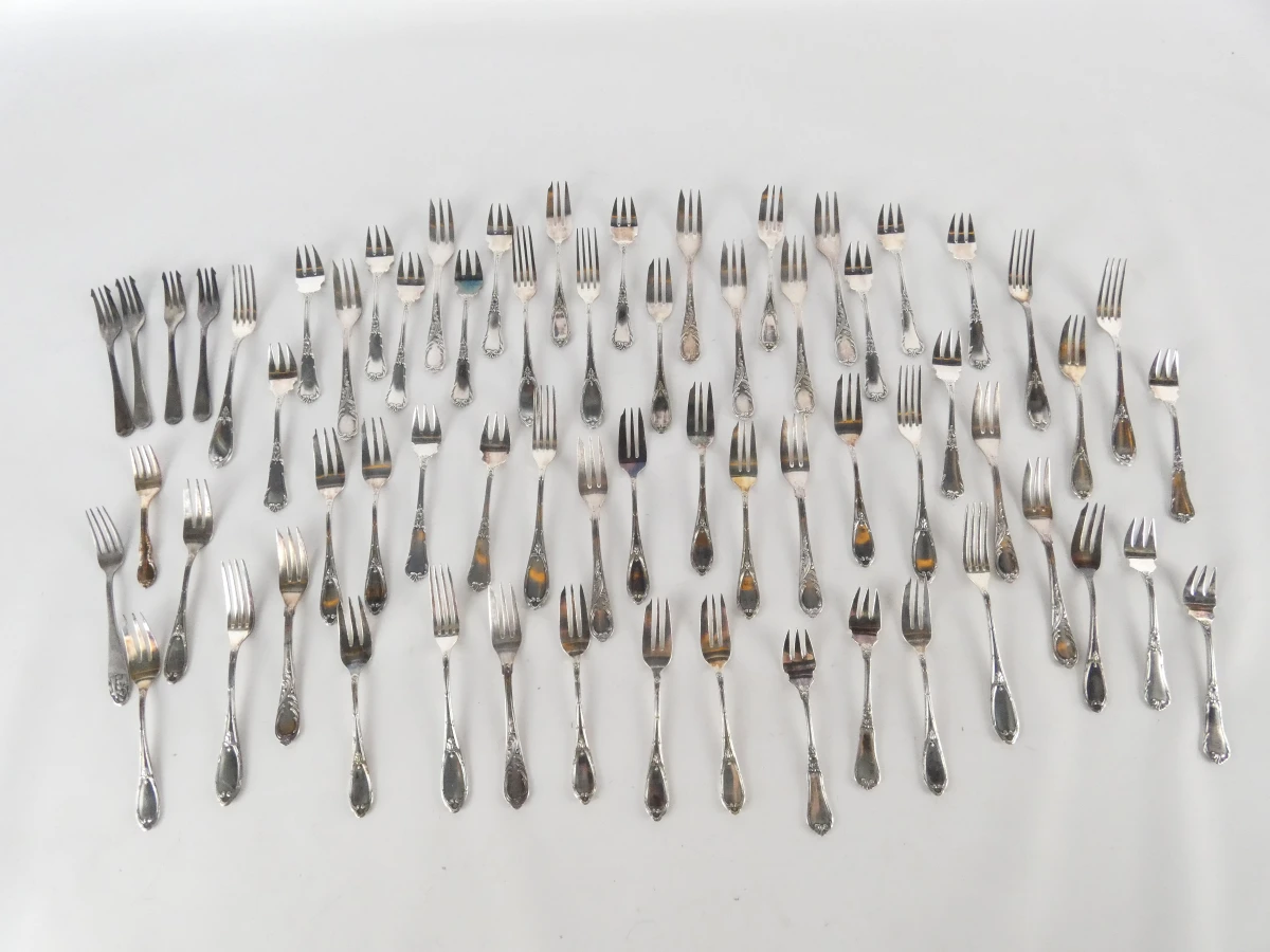 Groot assortiment bestek (verzilverd)(468 stuks / 27,2 kg) - foto 25