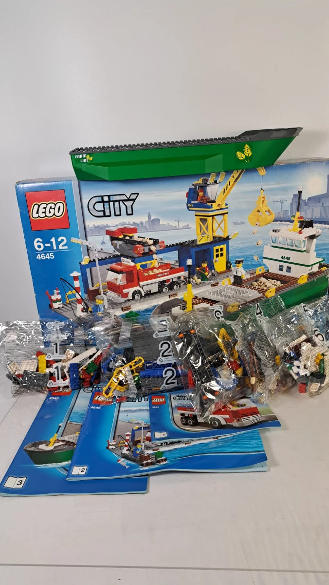 Lego City bouwsets 60014 en 4645 met dozen handleidingen en zakjes - foto 3