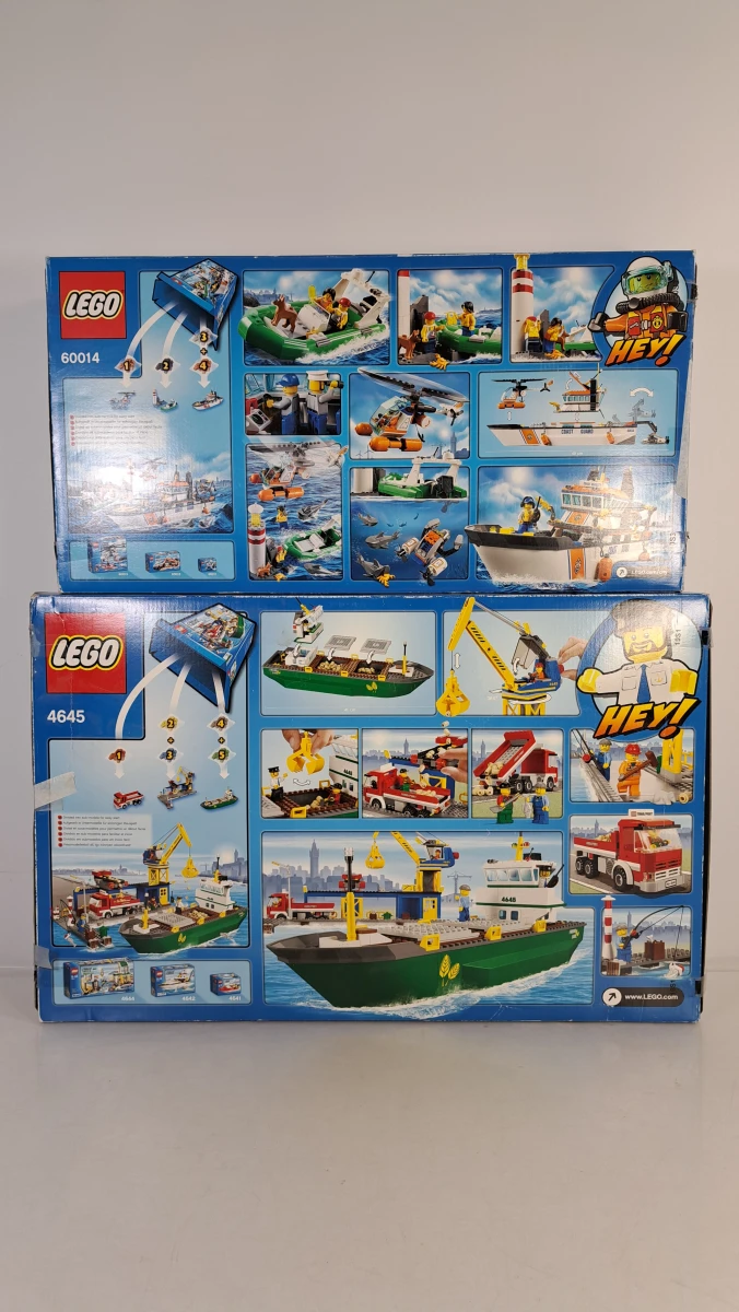 Lego City bouwsets 60014 en 4645 met dozen handleidingen en zakjes - foto 7