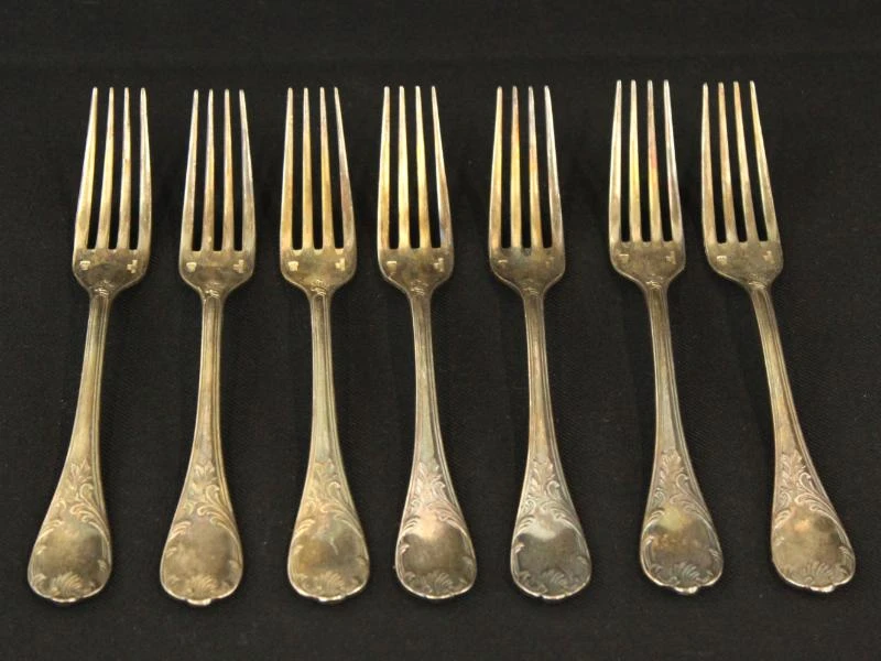 Groot lot Christofle verzilverd bestek en tafelaccessoires - foto 11