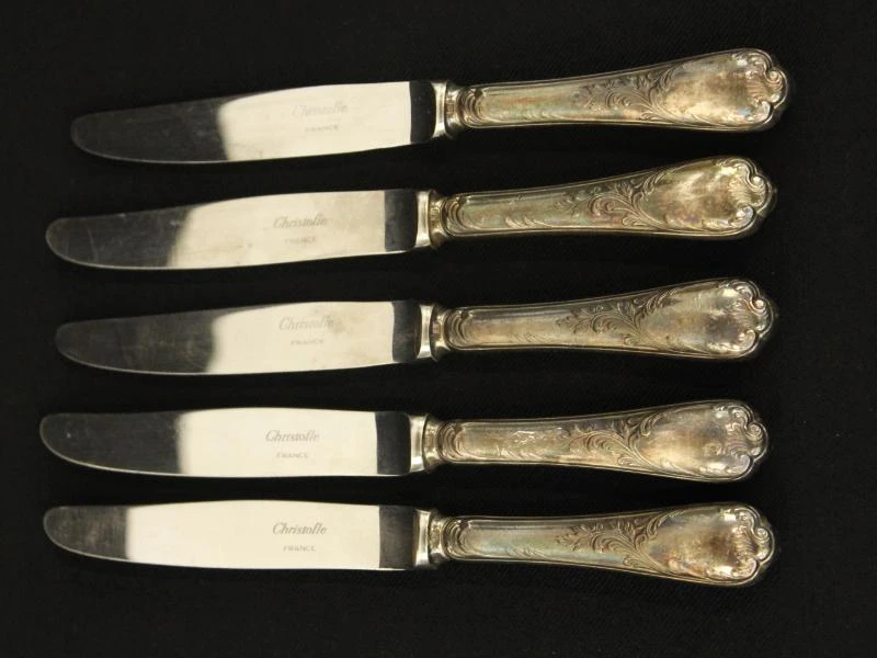 Groot lot Christofle verzilverd bestek en tafelaccessoires - foto 6