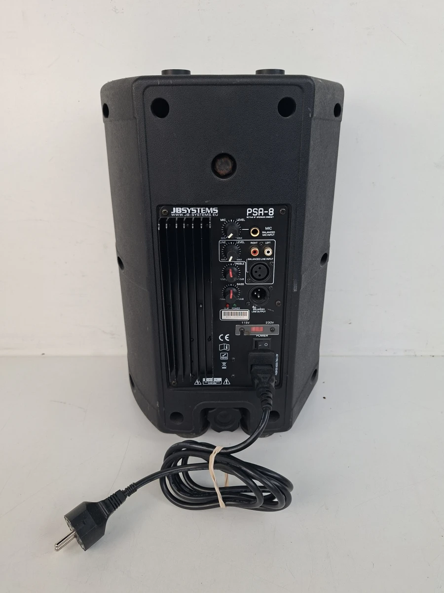 🔊 JB Systems PSA-8 Krachtige Actieve Speaker (120W RMS) – Met 1 Jaar Garantie! - foto 2