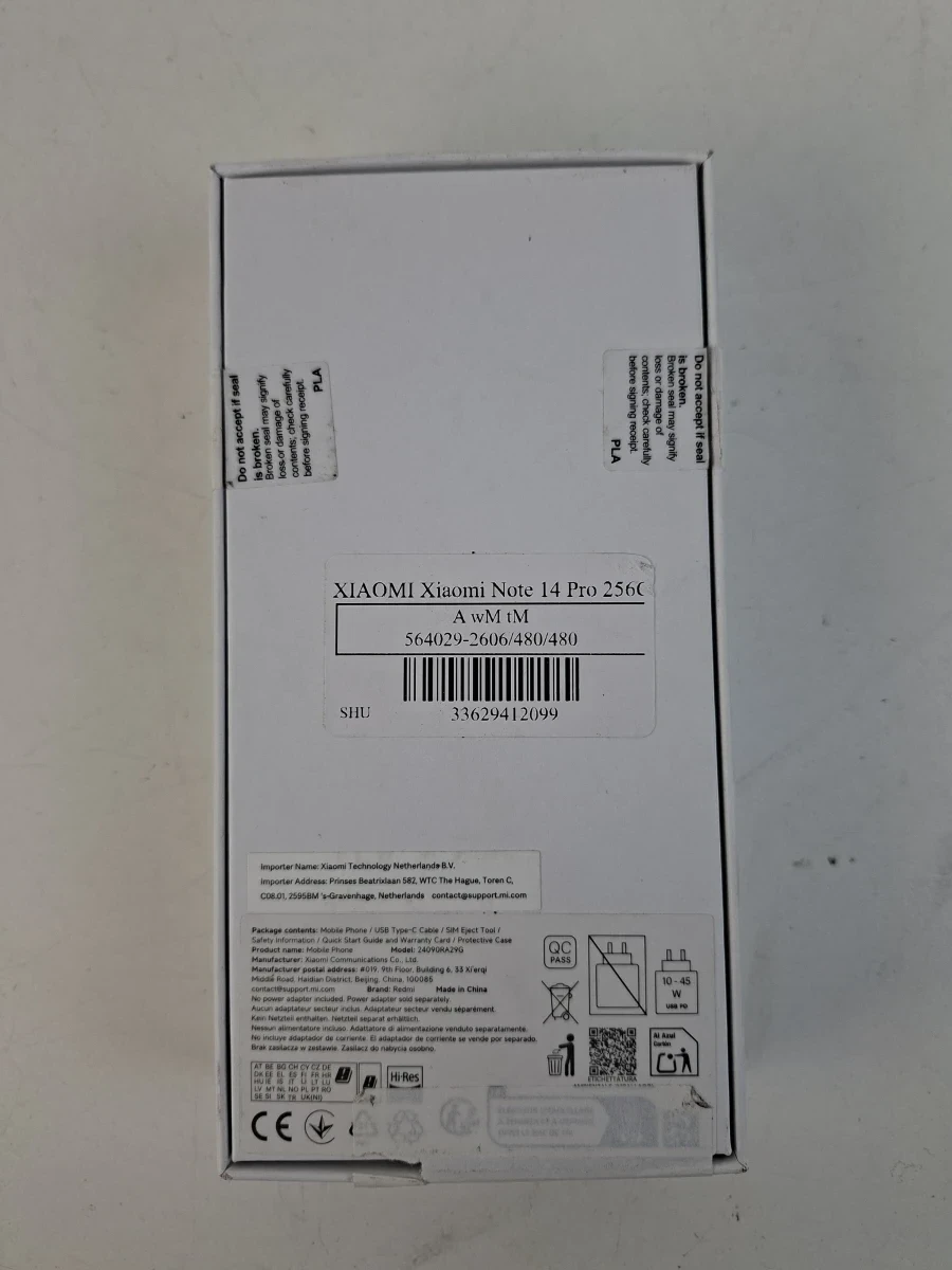 Nieuwe Xiaomi Redmi Note 14 Pro 5G (256GB - Midnight Black) – Met 1 Jaar Kringwinkel Garantie! - foto 3