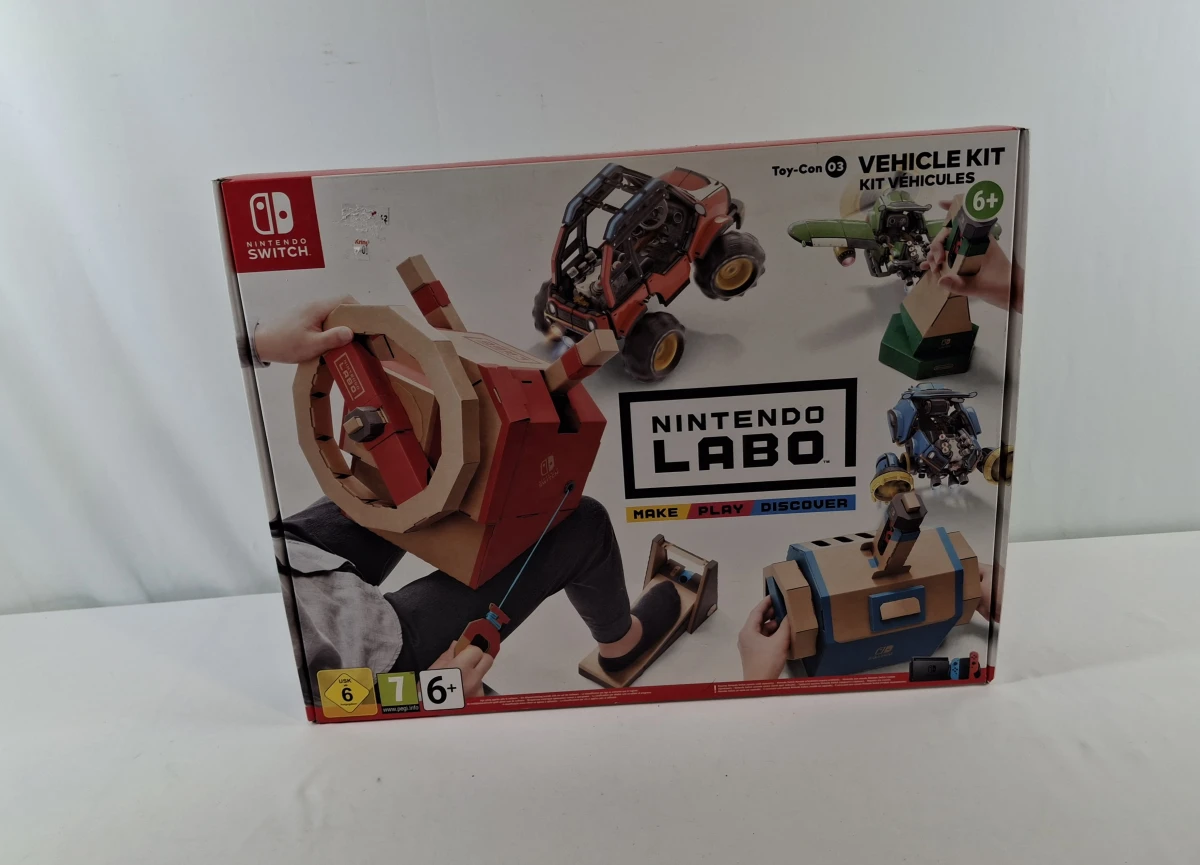 Bouwpakket Nintendo Labo Vehicle Kit – kavel bij De Kringwinkel, Geraardsbergen