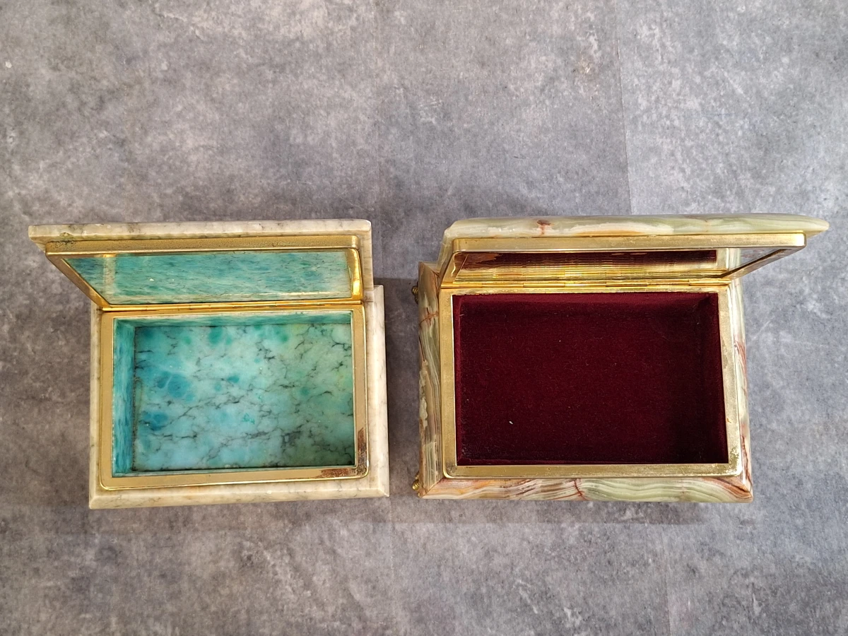 Prachtige Set Vintage Italiaanse Juwelen- en Sigarettendozen - Jaren '60/'70 - foto 3
