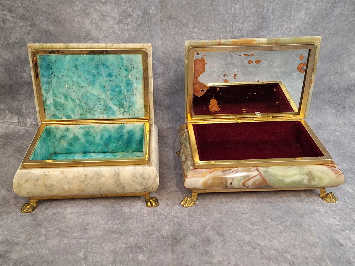 Prachtige Set Vintage Italiaanse Juwelen- en Sigarettendozen - Jaren '60/'70 - foto 2