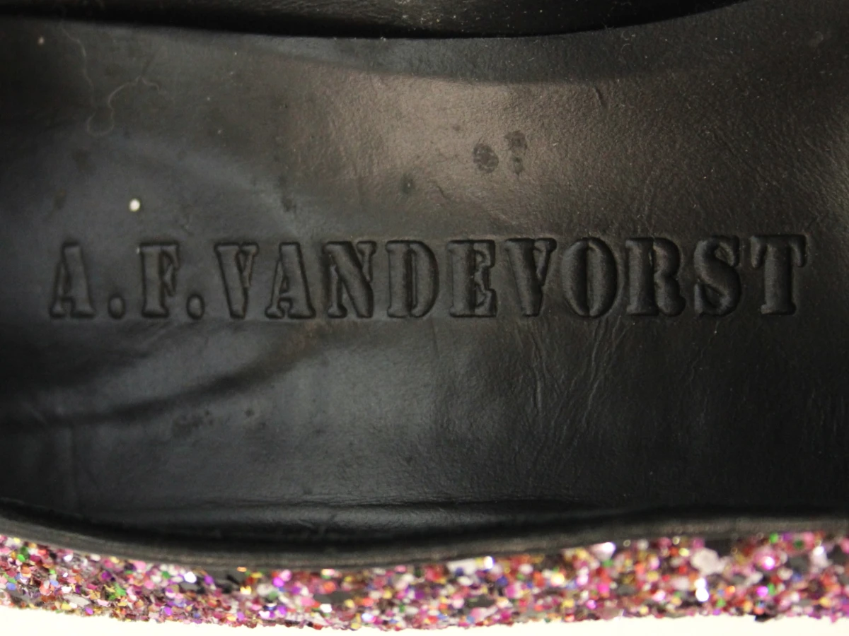 A.F. Vandevorst - glitter pumps in roze tinten - maat 40 - foto 4