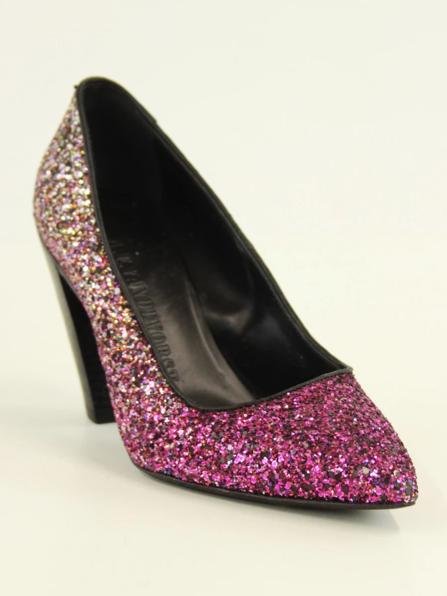 A.F. Vandevorst - glitter pumps in roze tinten - maat 40 - foto 7
