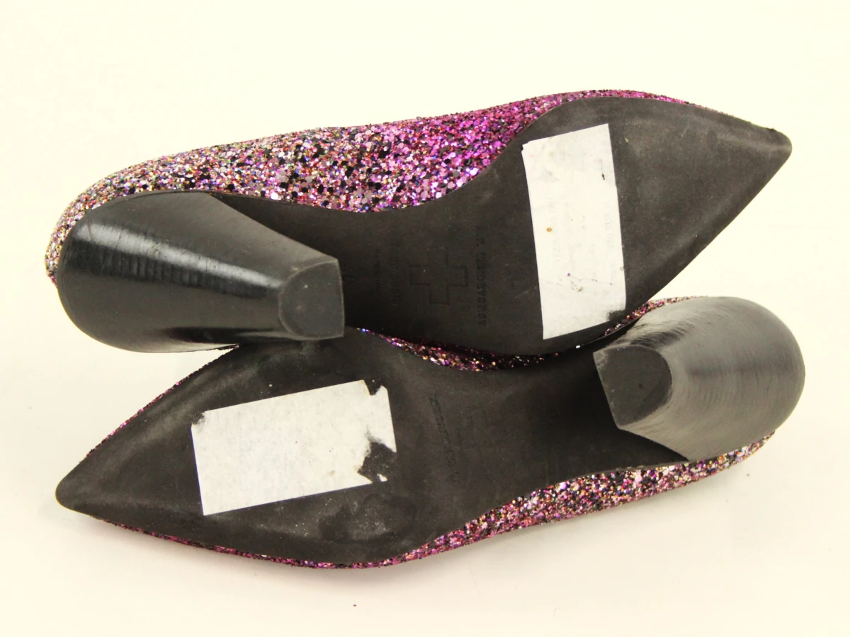 A.F. Vandevorst - glitter pumps in roze tinten - maat 40 - foto 9