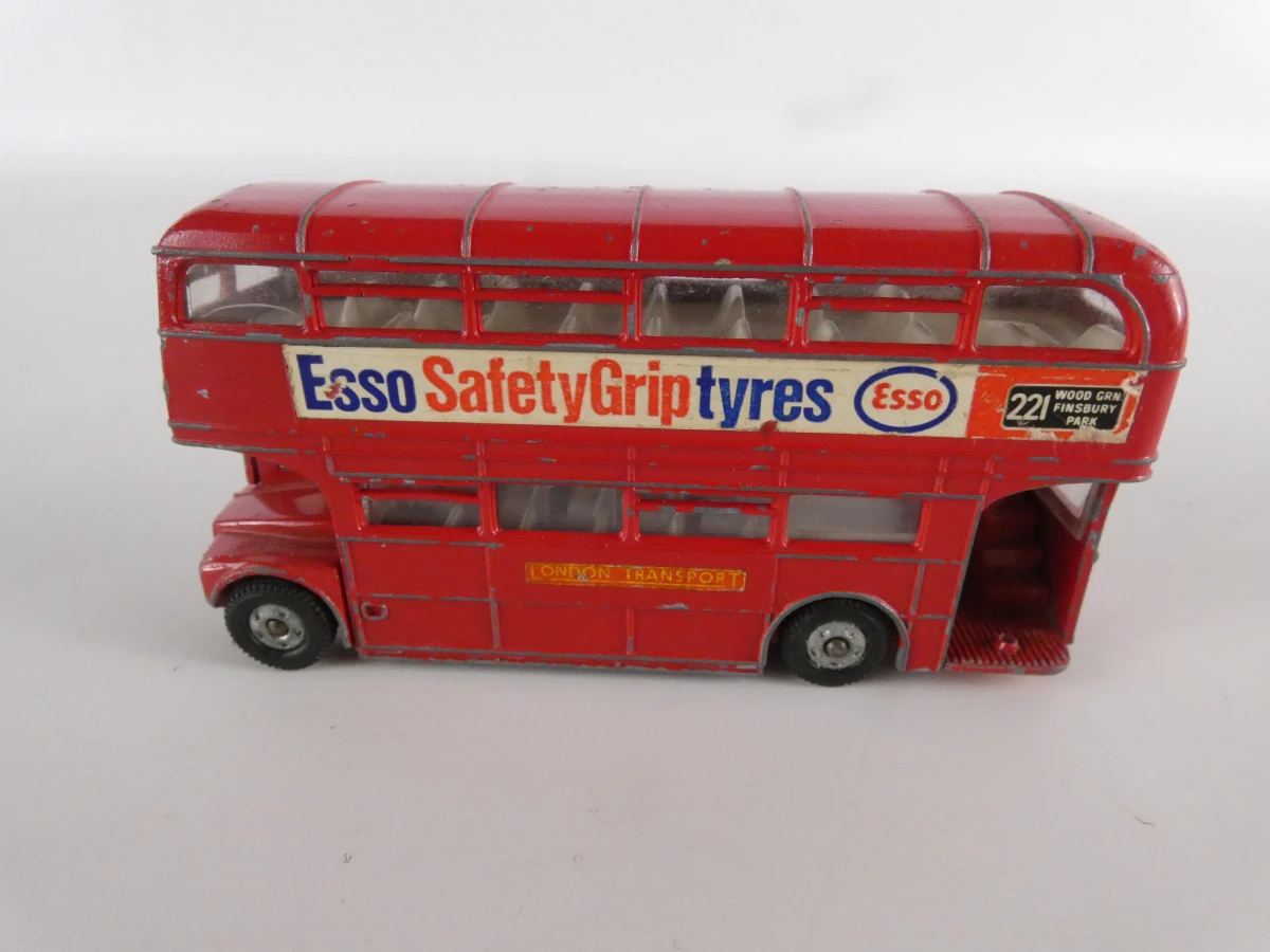 Set vintage Dinky Toys modelauto's en verkeersborden - foto 3