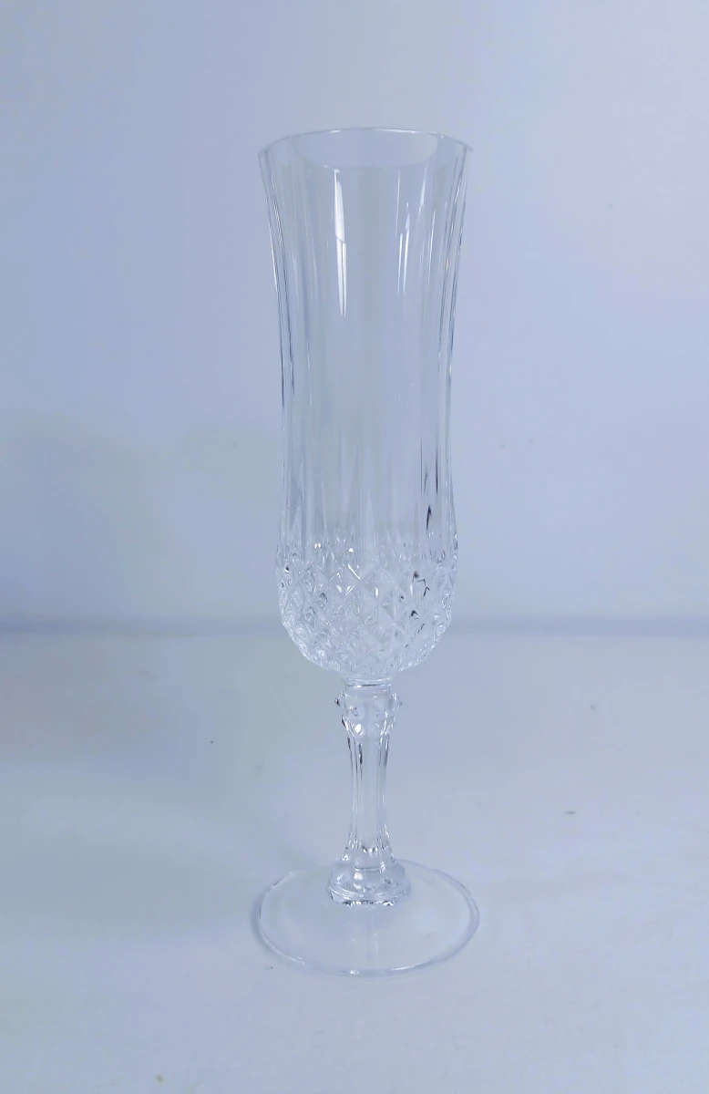 Set  van 14 champagneglazen met 2 karaffen - foto 6
