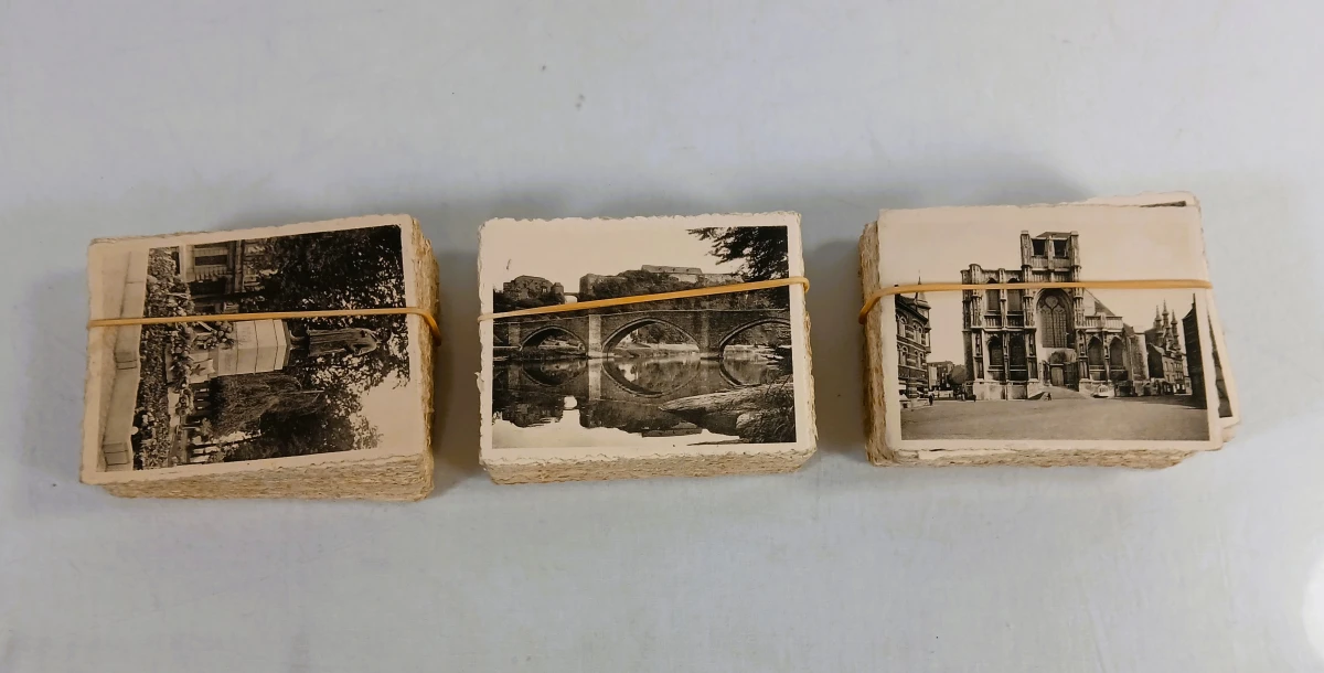 Vintage fotoalbum 'Ken Uw Land' met losse foto's - foto 8